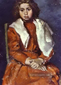  picasso - Das barfüßigen Mädchen Detail 1895 Pablo Picasso